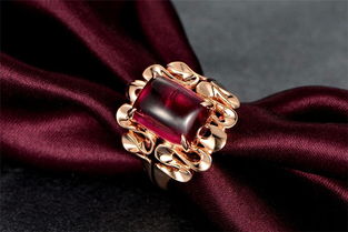 米萊珠寶白18k金6.18克拉紅碧璽結(jié)婚定制鉆石戒指