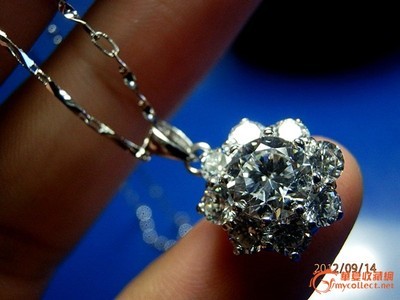 925銀鑲嵌天然水鉆_925銀鑲嵌天然水鉆價格_925銀鑲嵌天然水鉆圖片_來自藏友元寶情_珠寶_地攤交易_華夏收藏網 cang.com