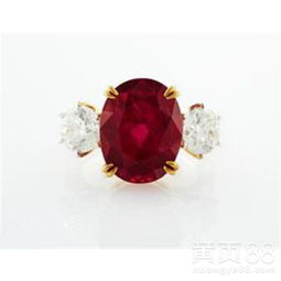 【哪里拍賣交易鴿血紅紅寶石戒指】- 